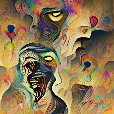 AI Image Generator Output for Empty Prompt