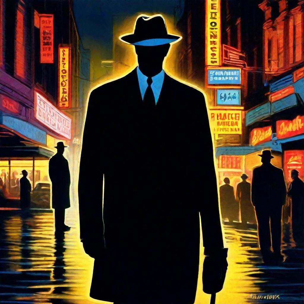 the silhouette of a hitman