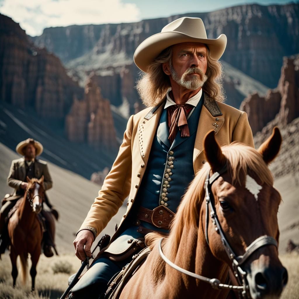 Cinematic Portrait of Buffalo Bill Cody