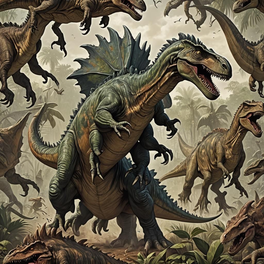 Terrifying Deadly Dinosaur Image