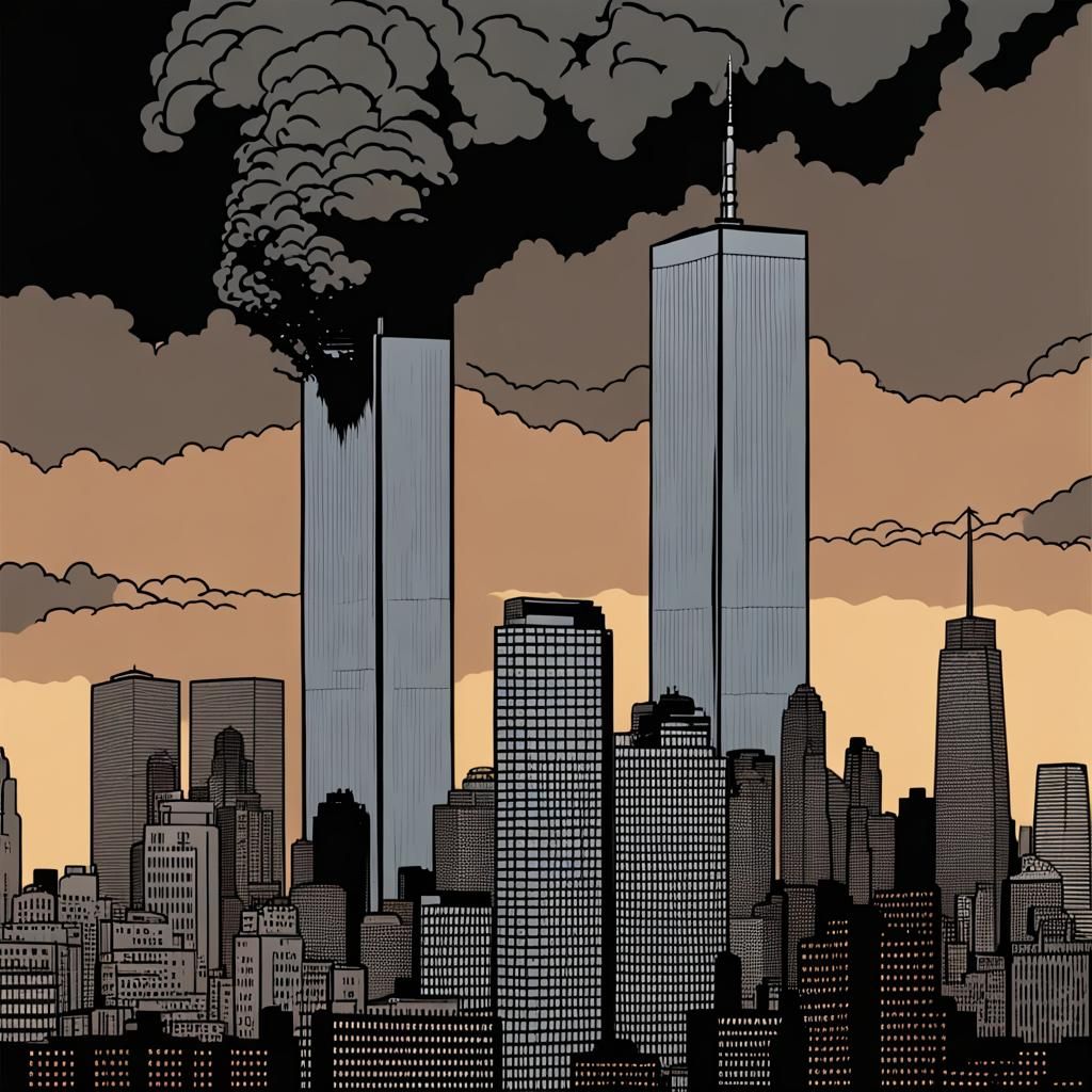 Nighttime Attack on the World Trade Center