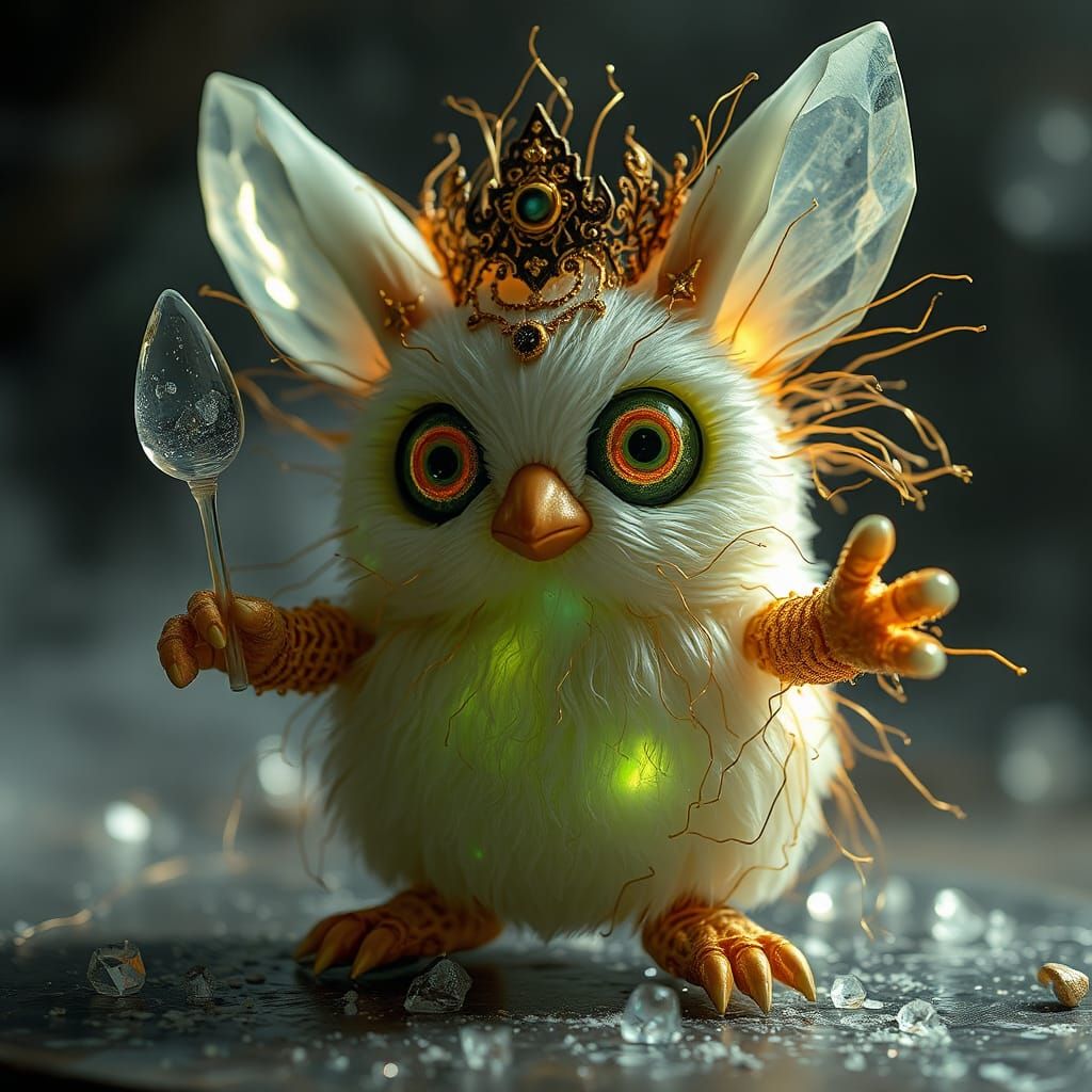 Ominous Haunted Furby Dances in Steampunk Style