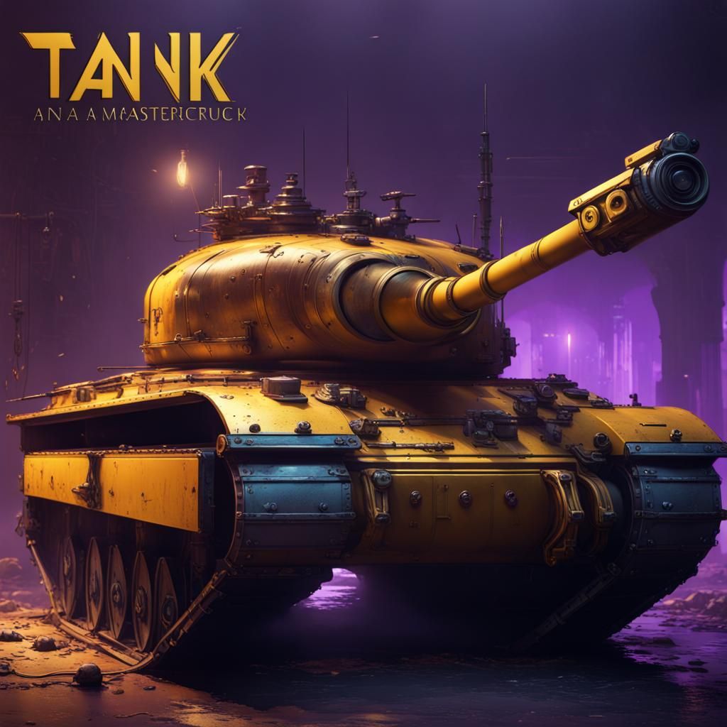 Dark Fantasy Tank Concept Art in 8k Resolution