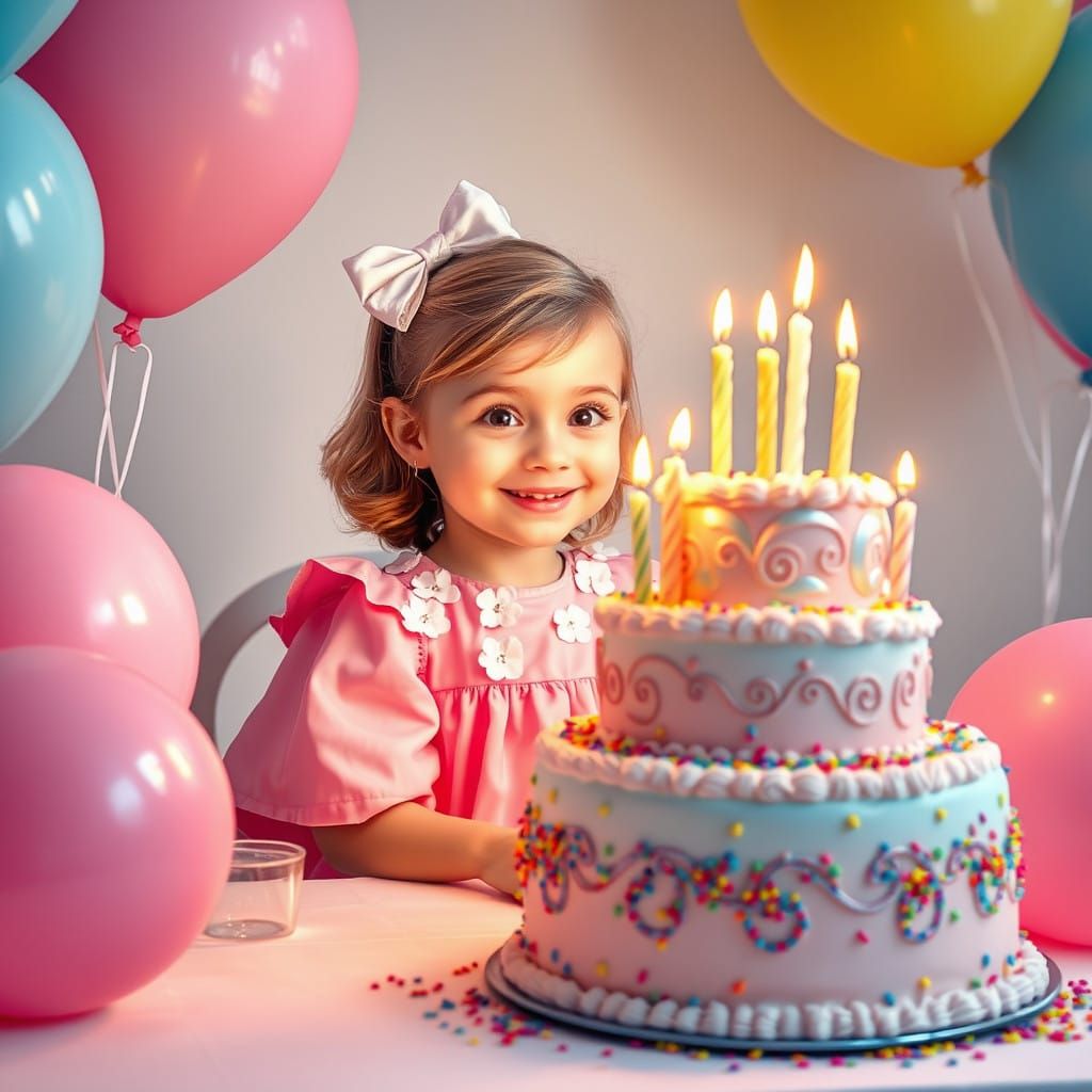 Whimsical Birthday Celebration in Pastel Hues