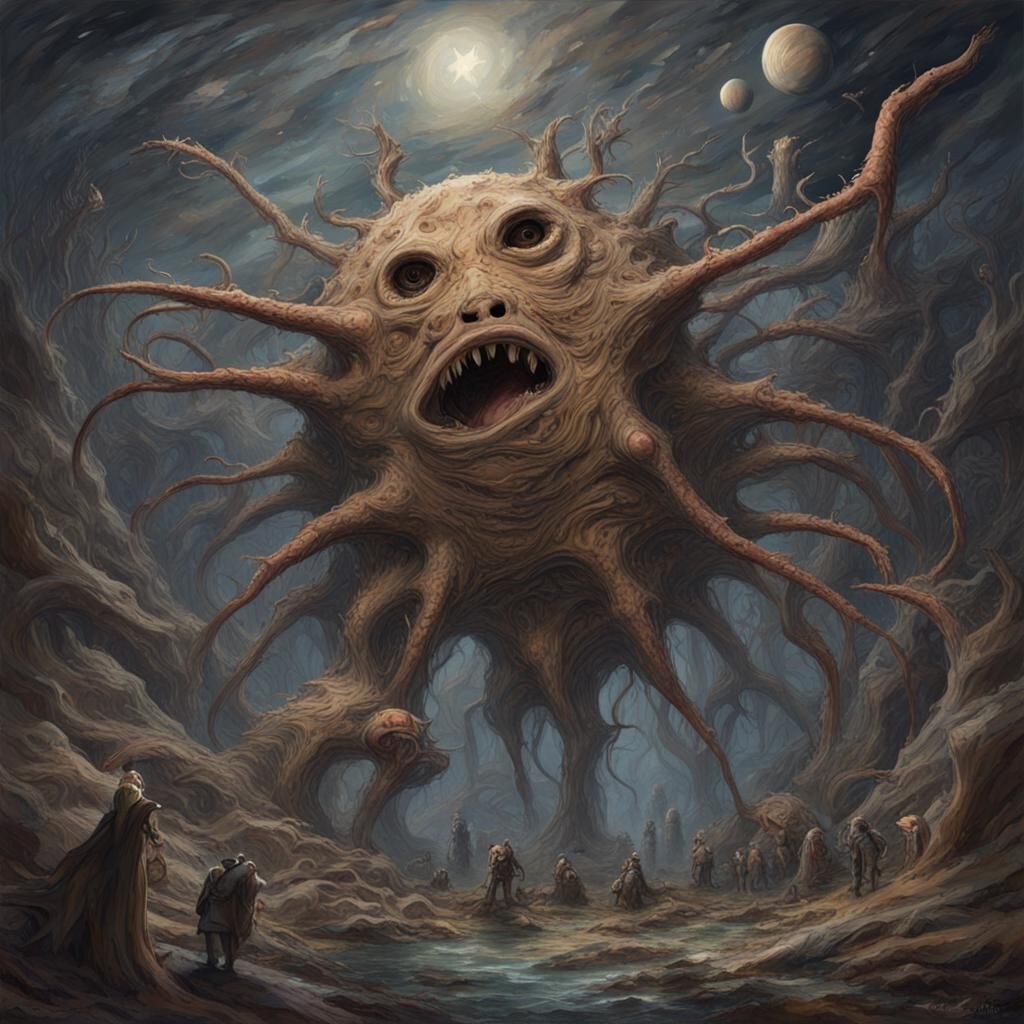 Astronomers Discover Star-Spawned Horrors: Intricate Concept...