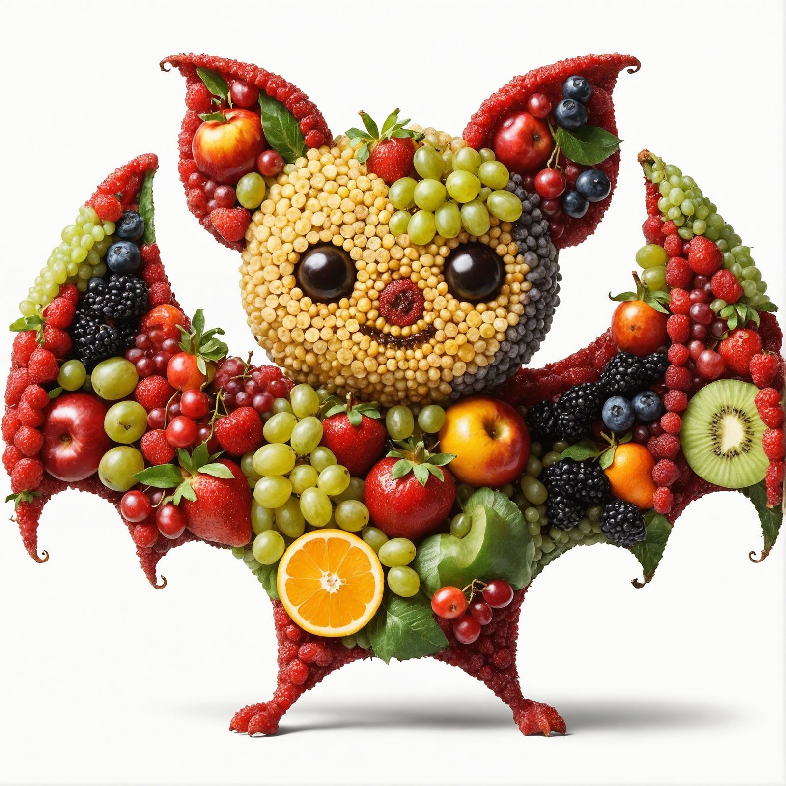 Charming Fruit Bat Oil Painting