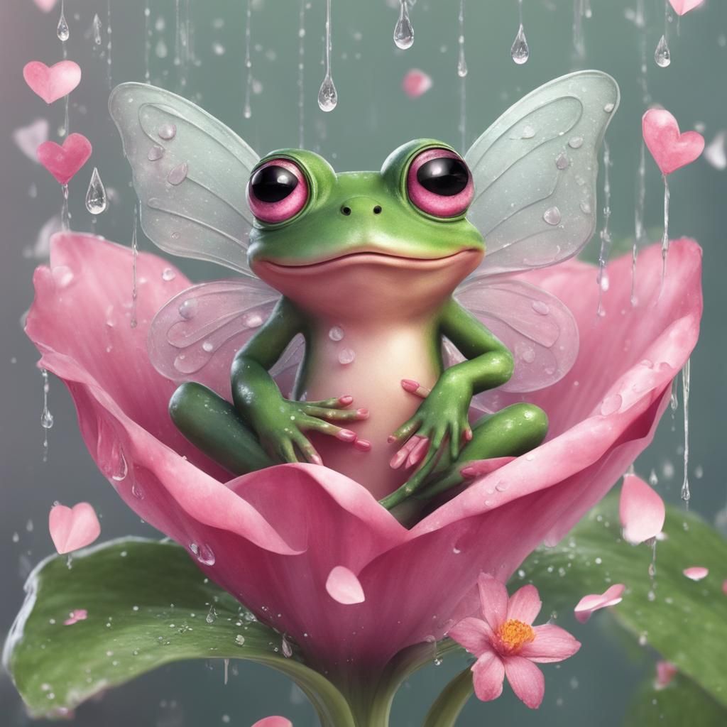 Magical Little Frog Fairy