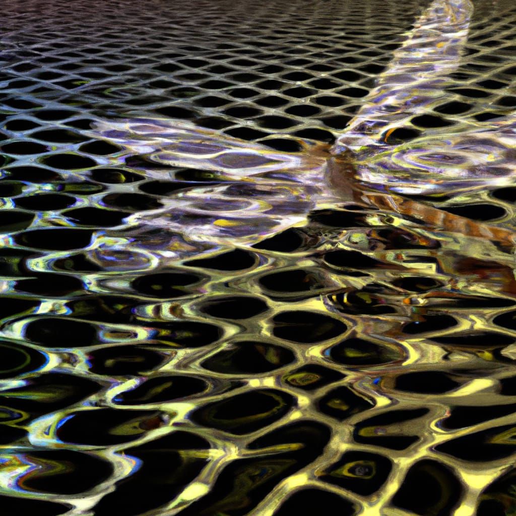 Abstract 3D Render of a Mayfly Close-Up