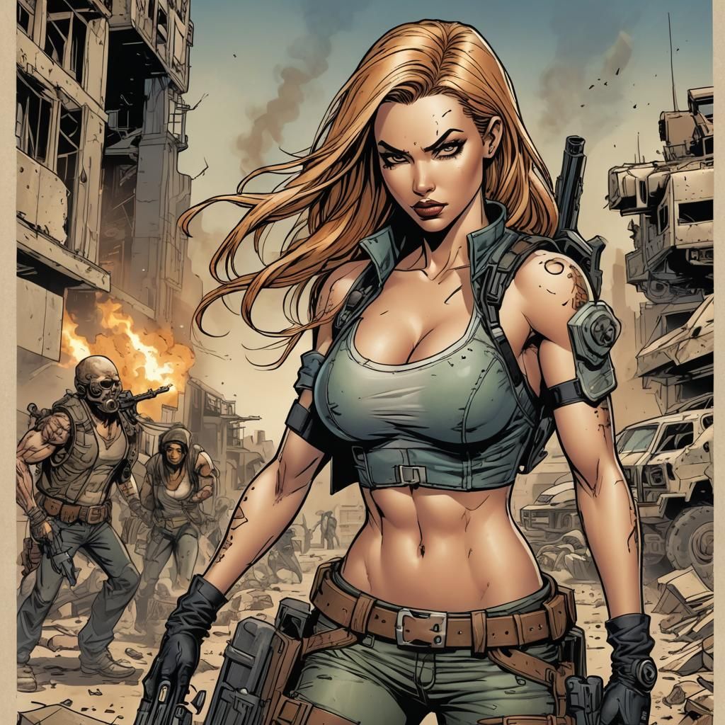 Abbey Chase as Post-Apocalyptic Survivor