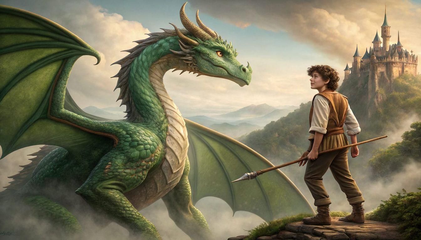 Dragon Rider in Winter Wonderland