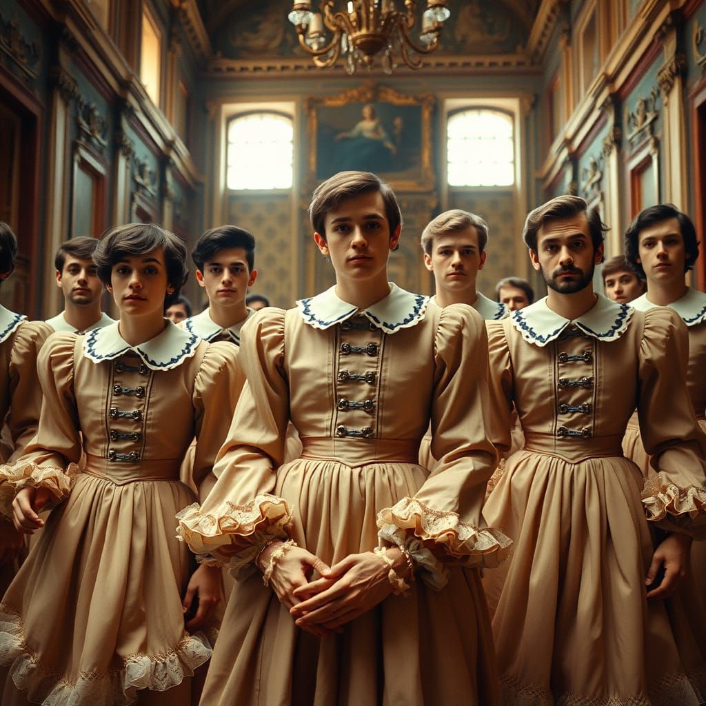 Renaissance Reimagined: Cross-Dressing Men in Grand Hall