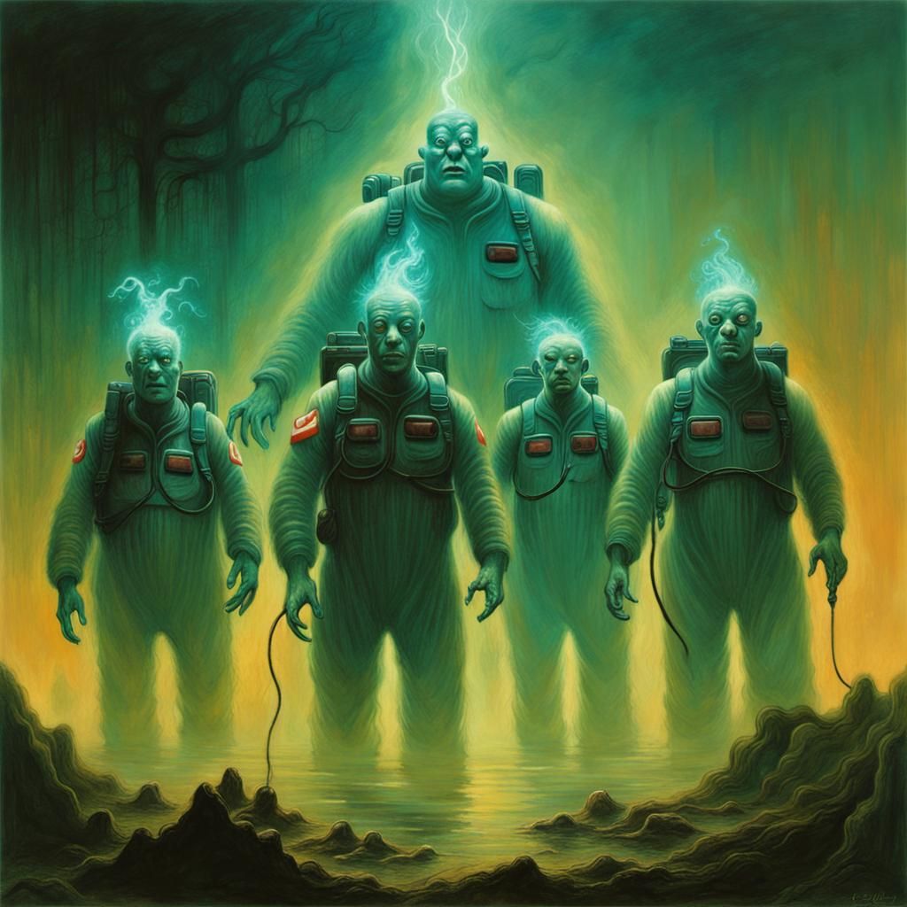 Ghostbusters Reimagined: A Dark Surreal Vision