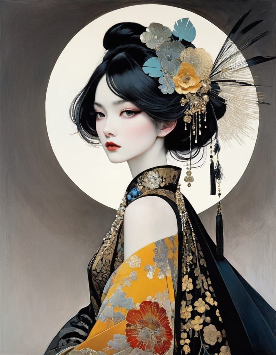 Ethereal Portrait in a Dreamlike Aesthetic