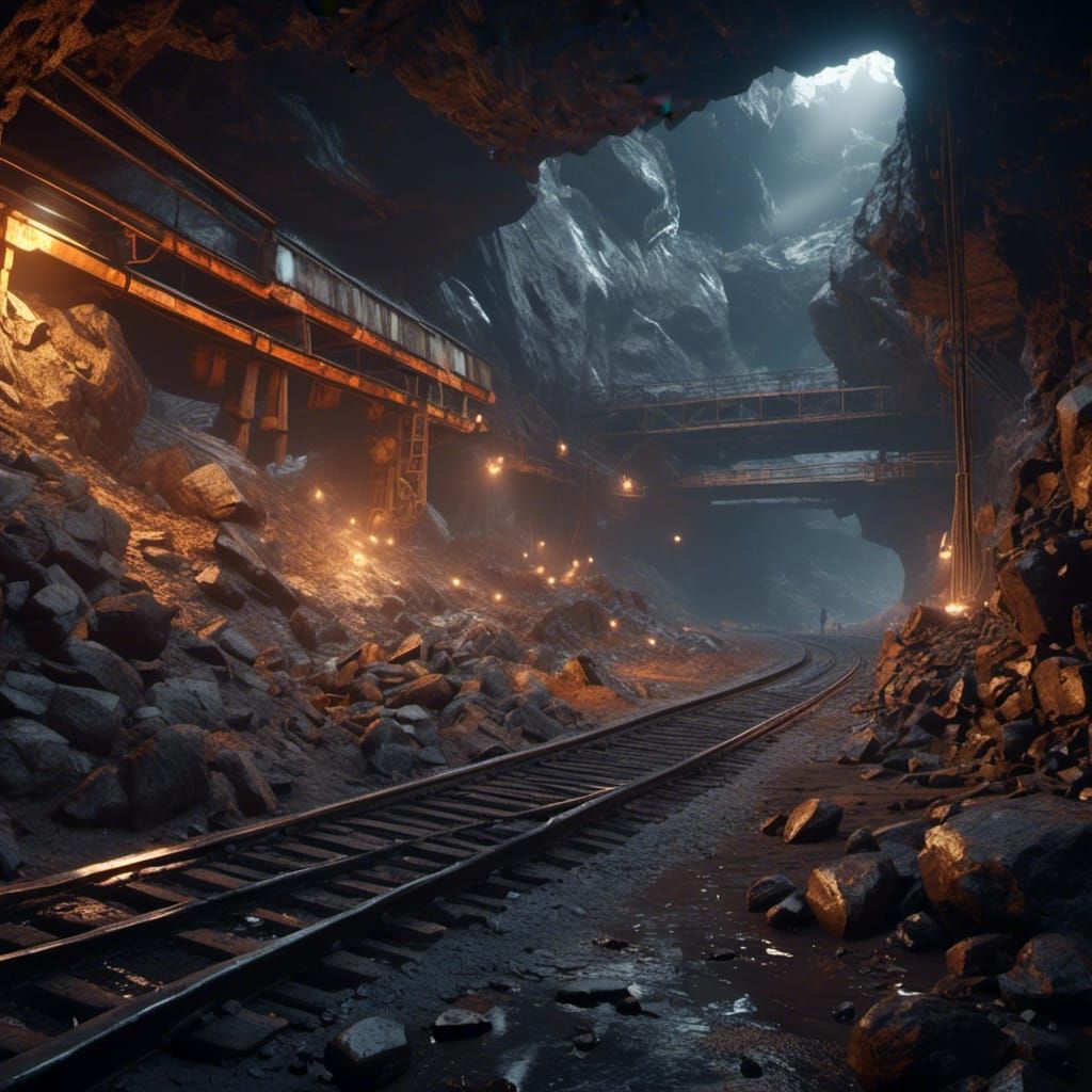 West Virginia Coal Mine in Cinematic 3D