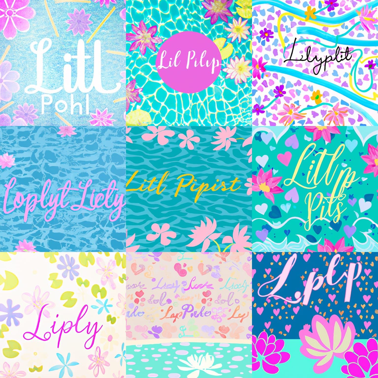 Iphone wallpaper in the style of myscene tropical Saying “love”