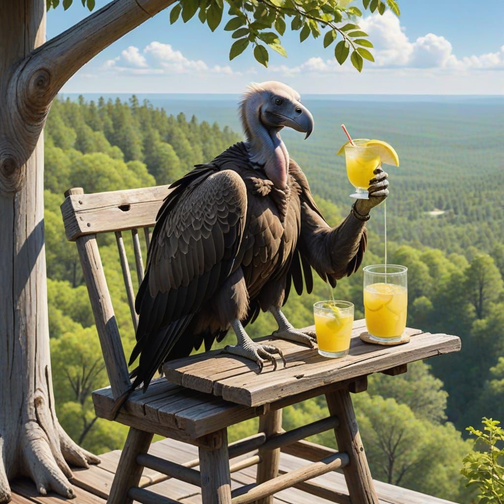 vulture birdman on deck