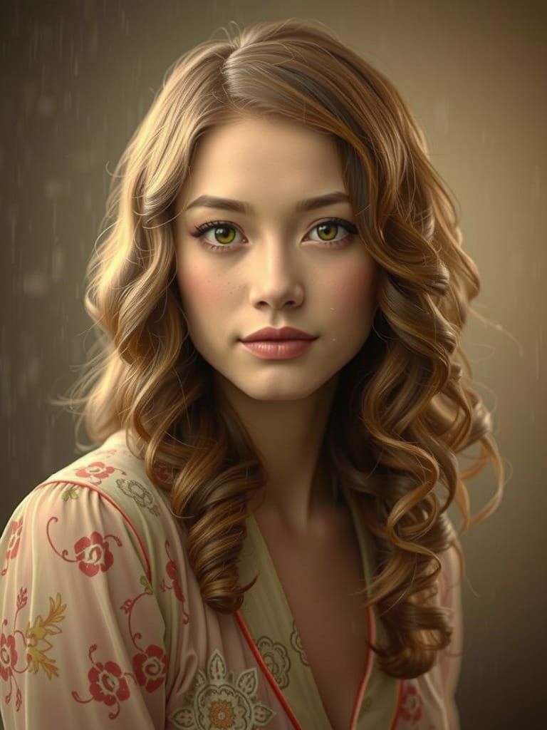 Cyberpunk Princess Defies Dystopian City in Traditional Sple...