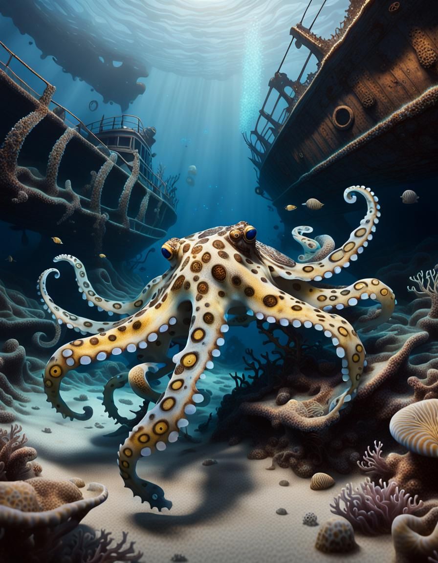 blue-ringed octopus's garden