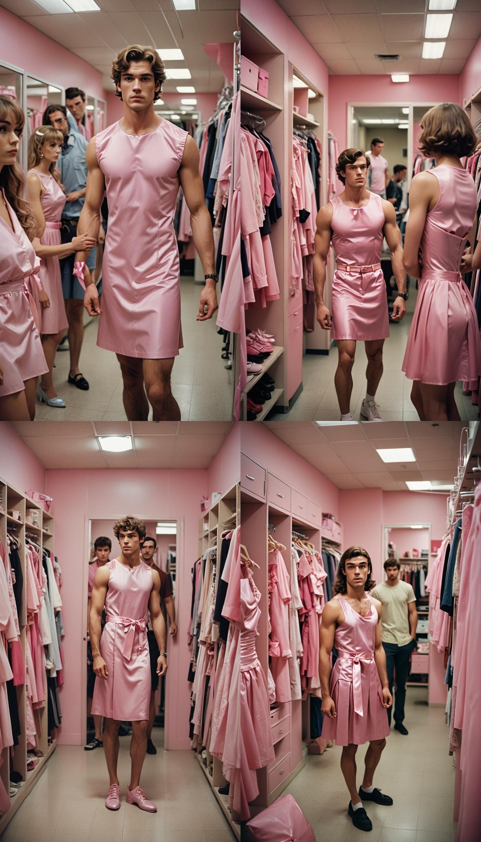 Unexpected Crossdressing Discovery in a Fitting Room