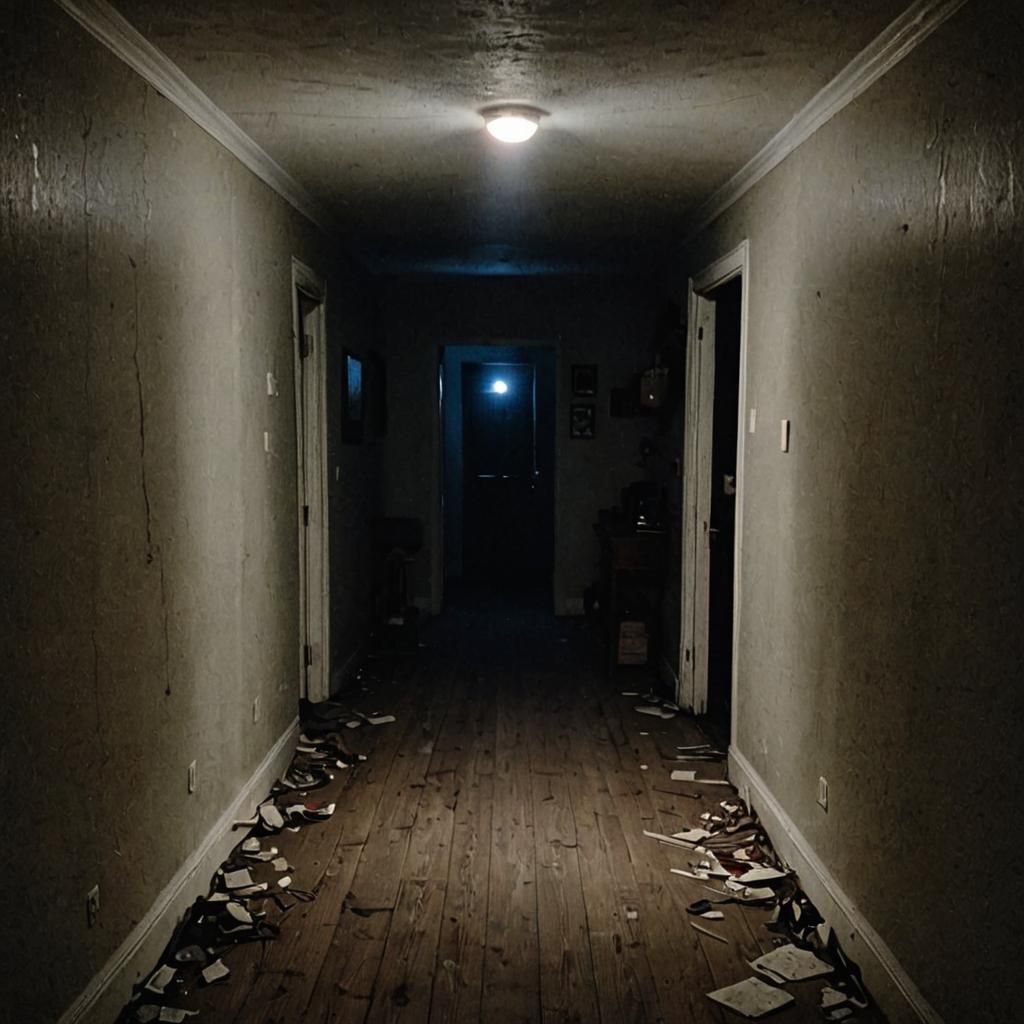 Ghostly Presence in a Dark Room: Photorealistic