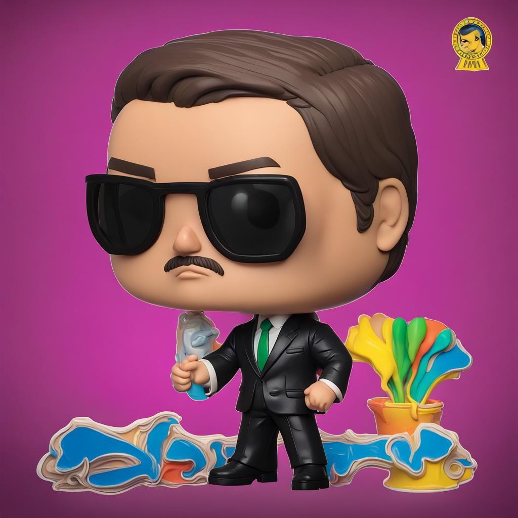 Bolsonaro Funko Pop Hyperrealistic Concept Art
