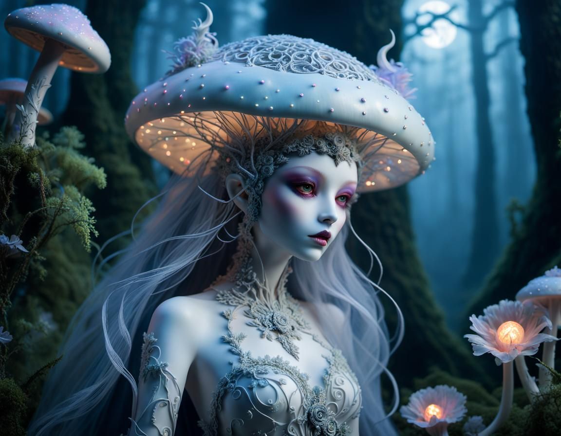 Shroom-Infused Doll in Twilight Forest