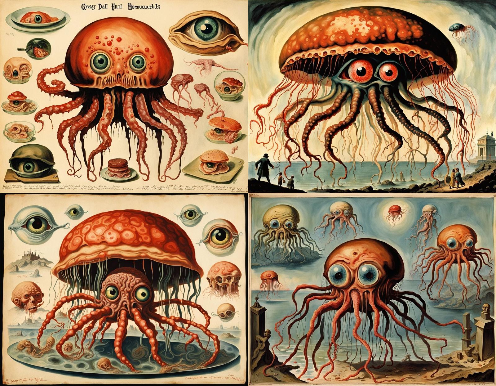 Grotesque Homunculus: A Surreal Experiment in Disgrace