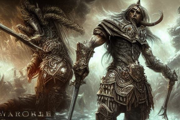 Dark Fantasy Warriors Concept Art in 8K Resolution