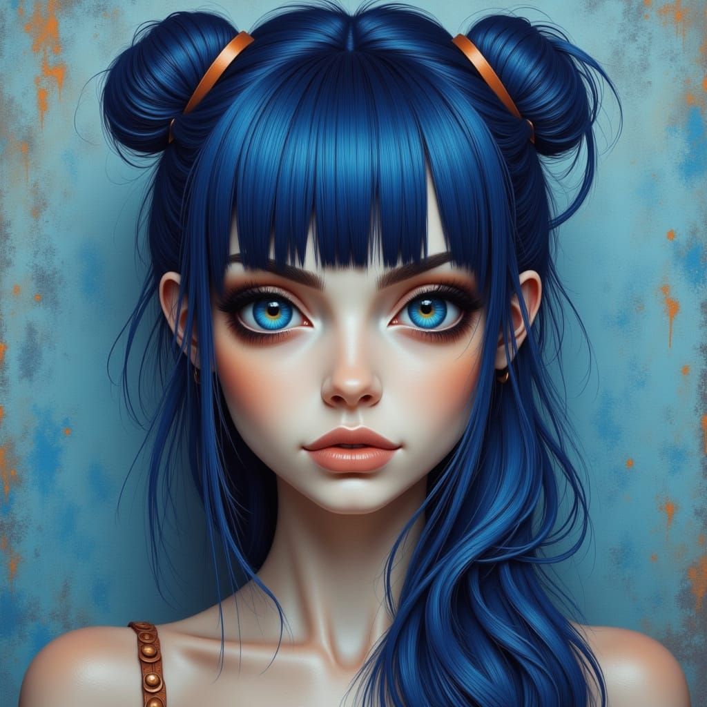 Fantastical Beauty in Blue Palette