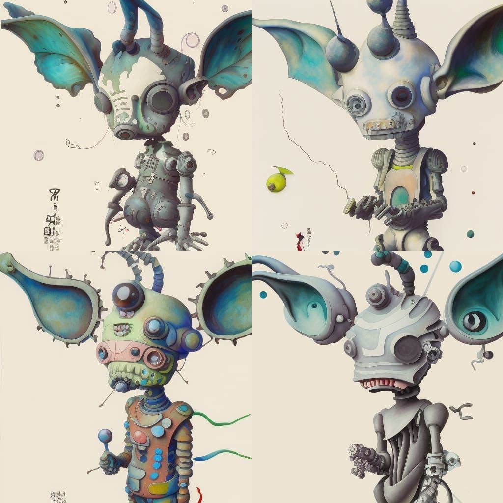 Cybernetic Goblin: Intricate Sci-Fi Digital Art