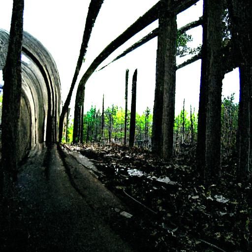 Abandoned Forest: Tunnel Entrance