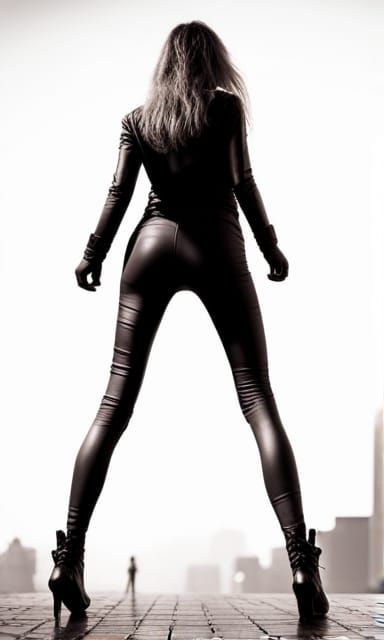 Gritty Woman in Sin City Style