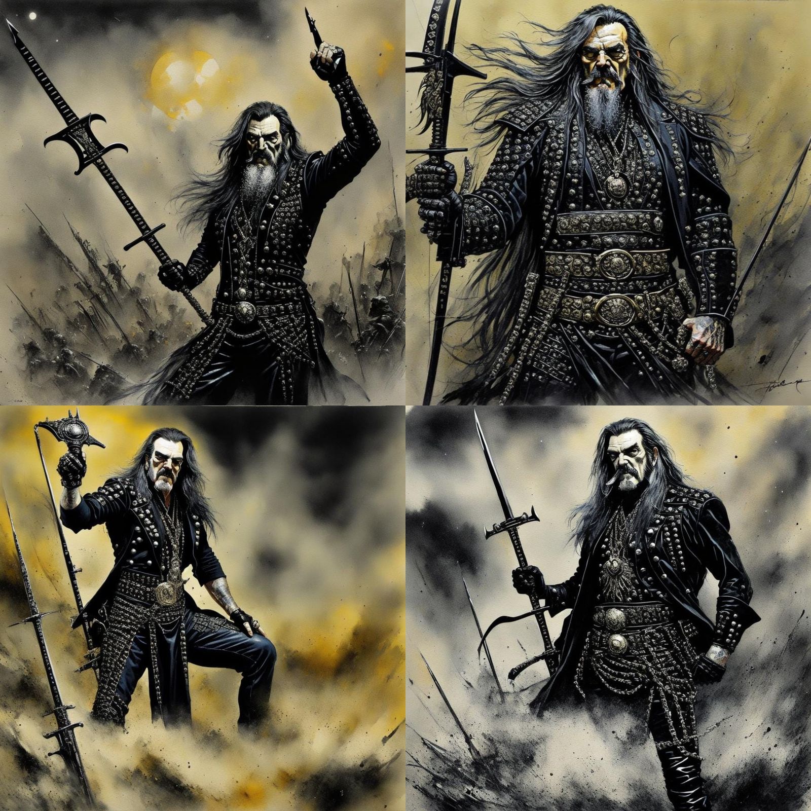 Lemmy Kilmister Ace of Spades Impasto Painting