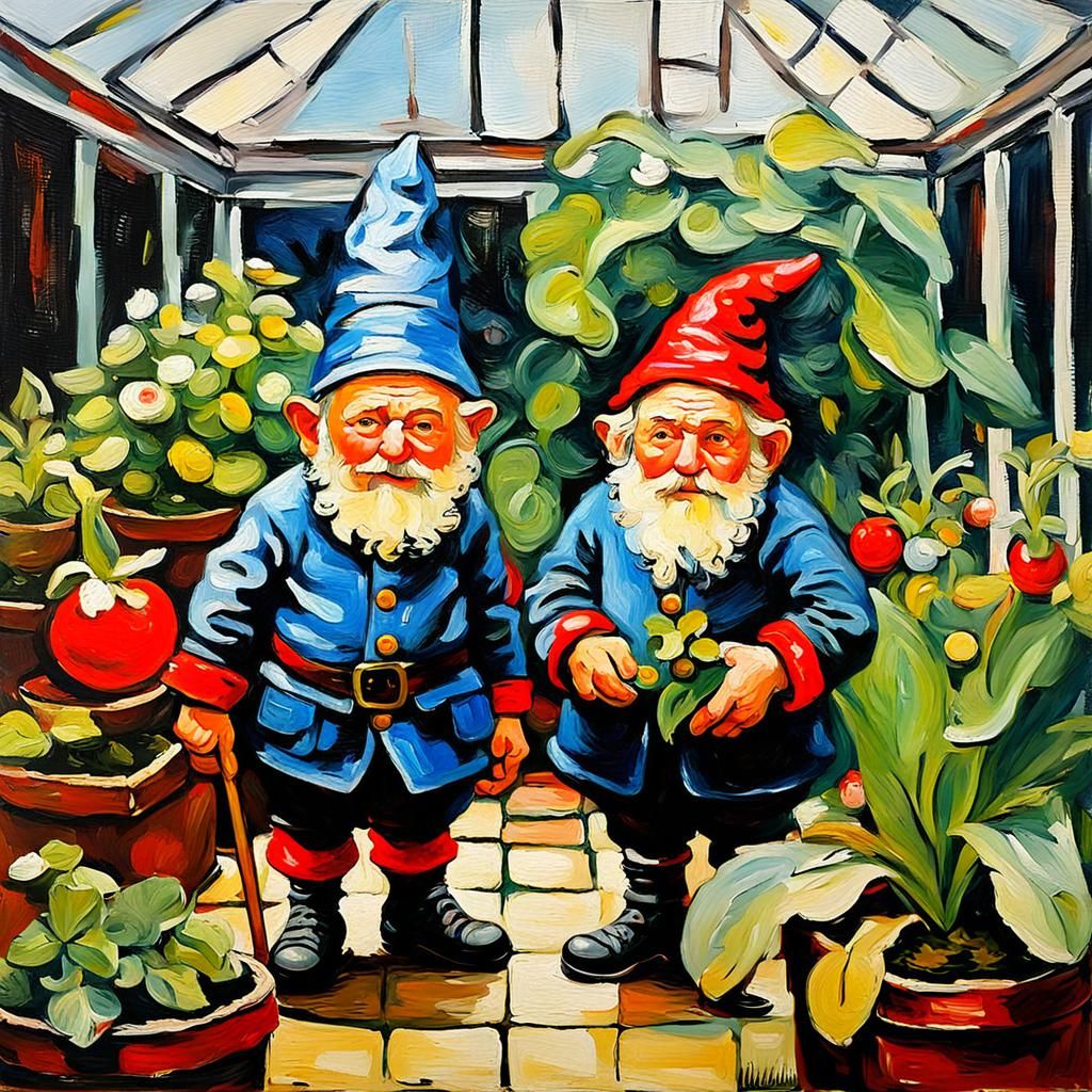 Gnomes in the greenhouse