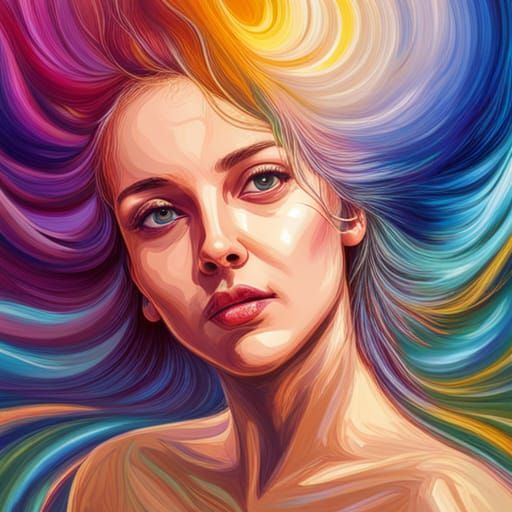 Hyperrealistic Cosmos of Peace: Splash Art Concept