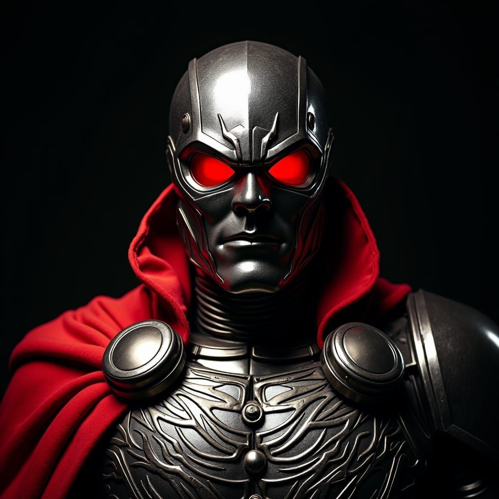 Doctor Doom in Pop Art Style Armor