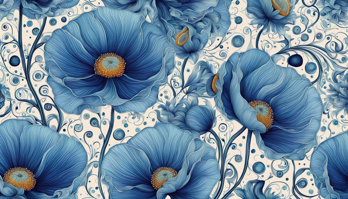 Surreal Goddess in Liquid Opal with Whimsical, Dreamlike Qua...