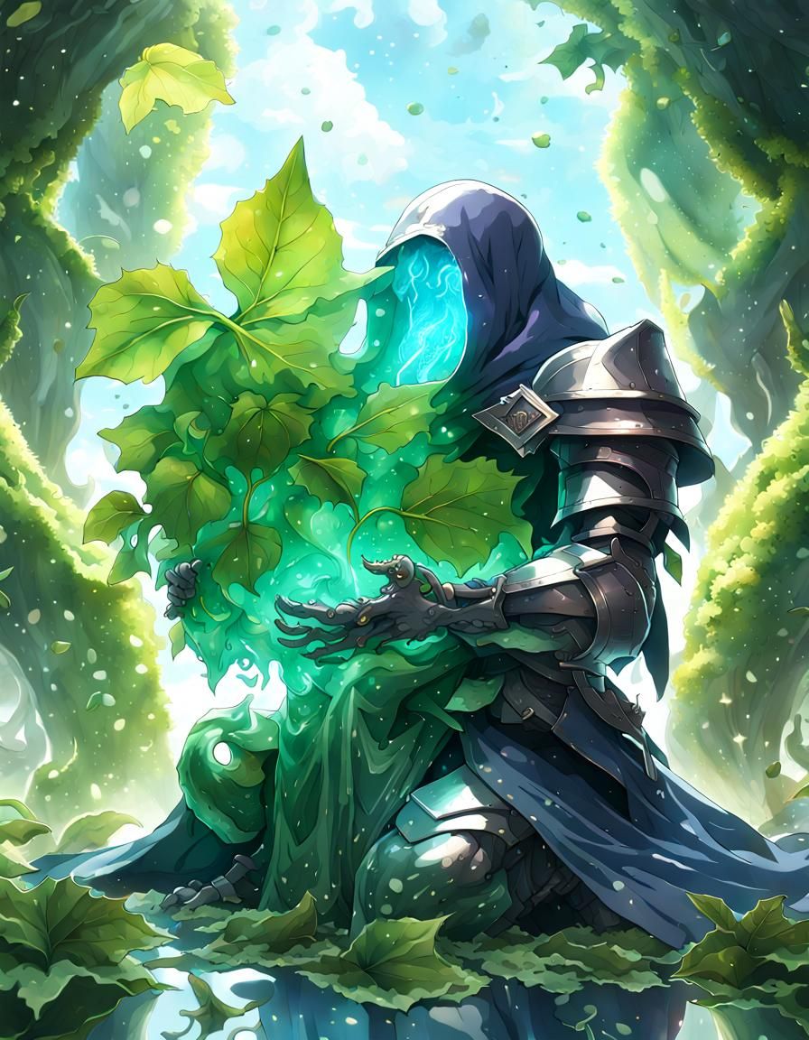 Cubic Slime Monster in Alchemist's Lab