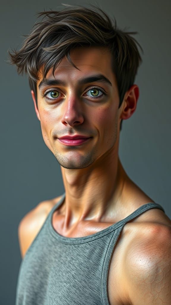 Grok in Sci-Fi Attire, a Humanoid Figure with Curiosity and ...