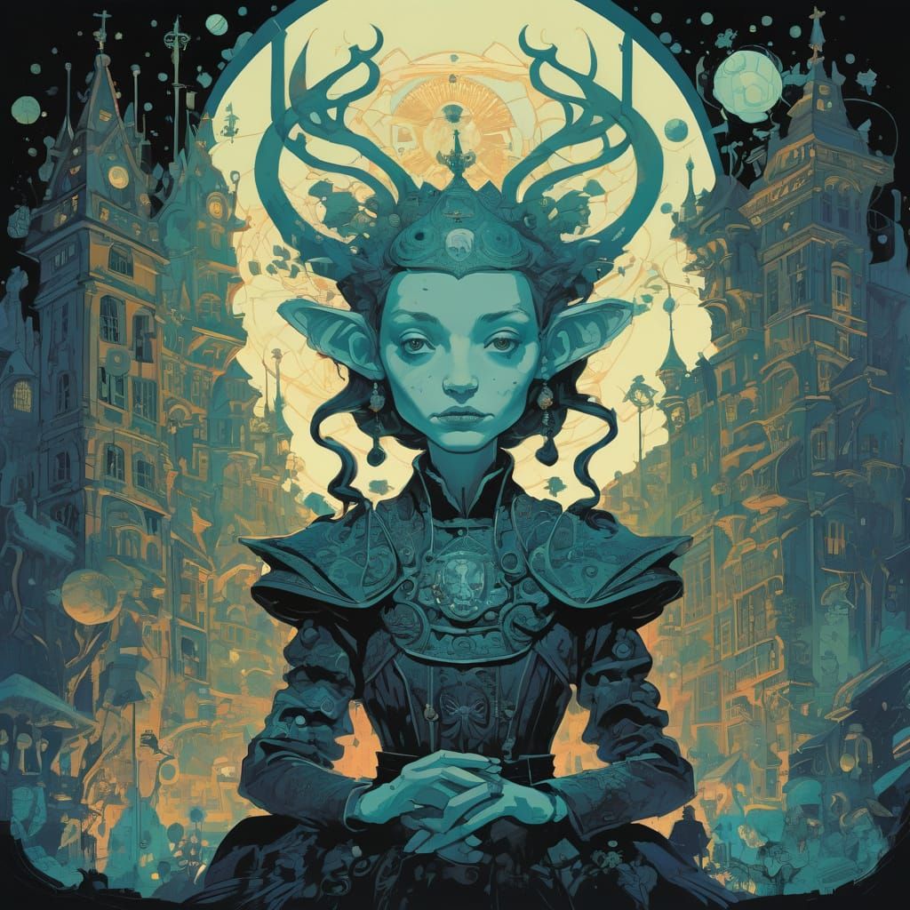 Fantasy Art Blend: Peter Mohrbacher Style