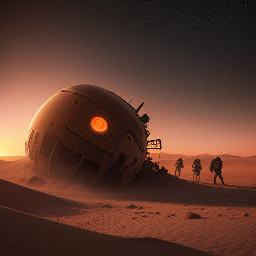 Settlers Crash-land on the Uncharted Planet