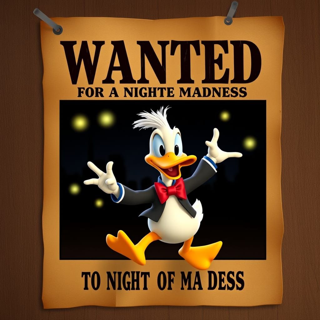 Dancing Duckling: A Monty Python Disney Movie Poster