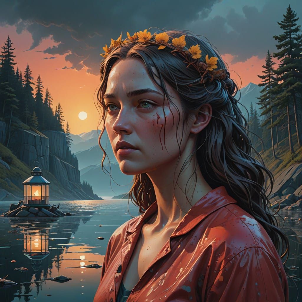 Goddess of Beauty in Hyper-Realistic Wax Sculpture