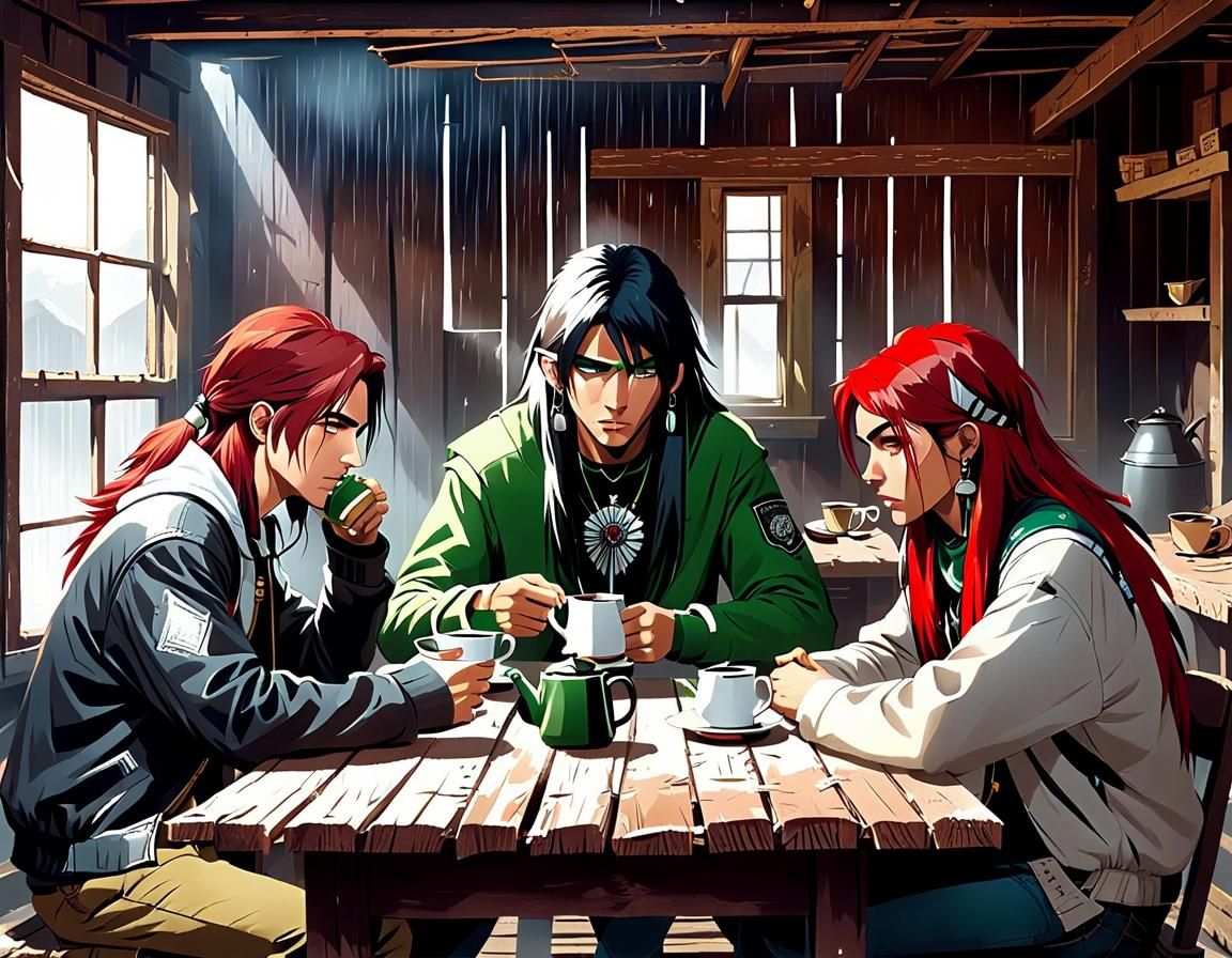 Wild West Tea Time in a Dilapidated Shack