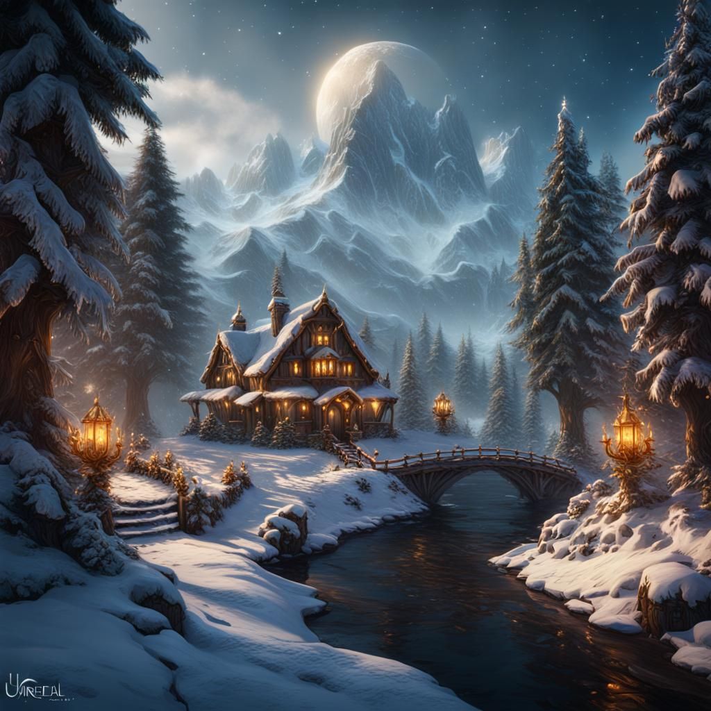 Winter Solstice: Detailed Fantasy Concept Art