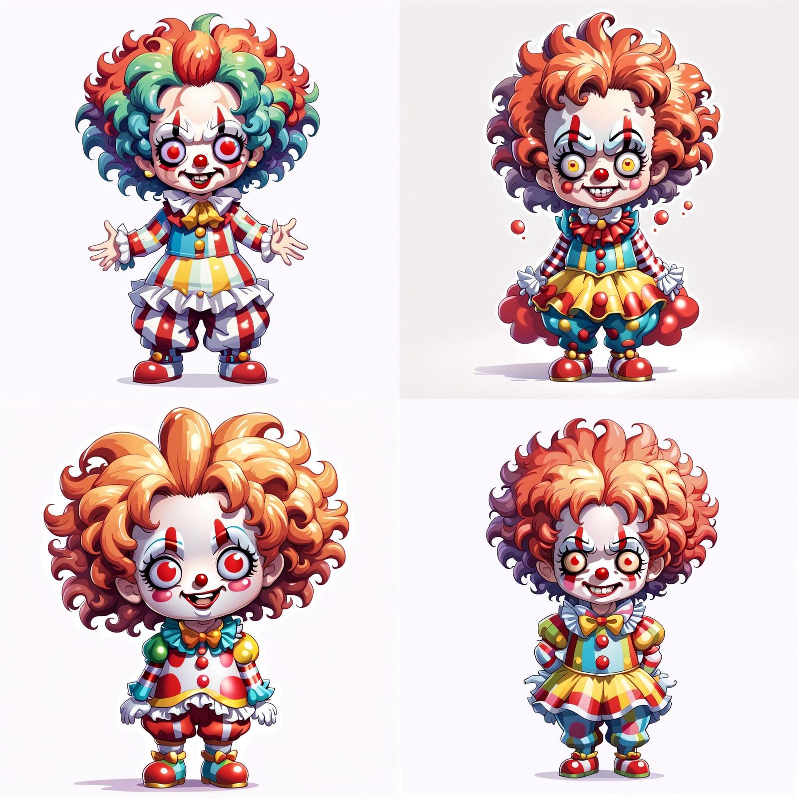 Evil Clown Baby Girl