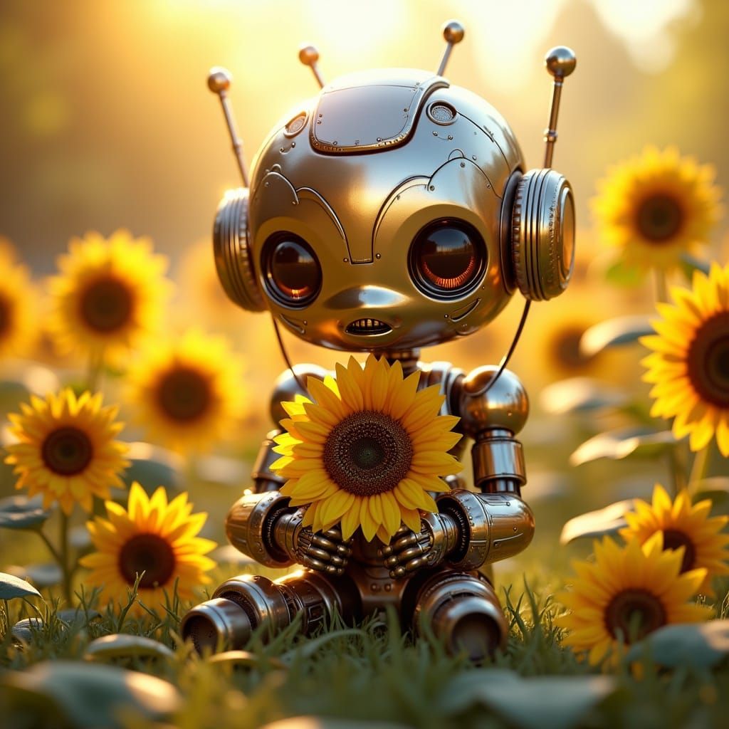 Even Robots Like Sunflowers