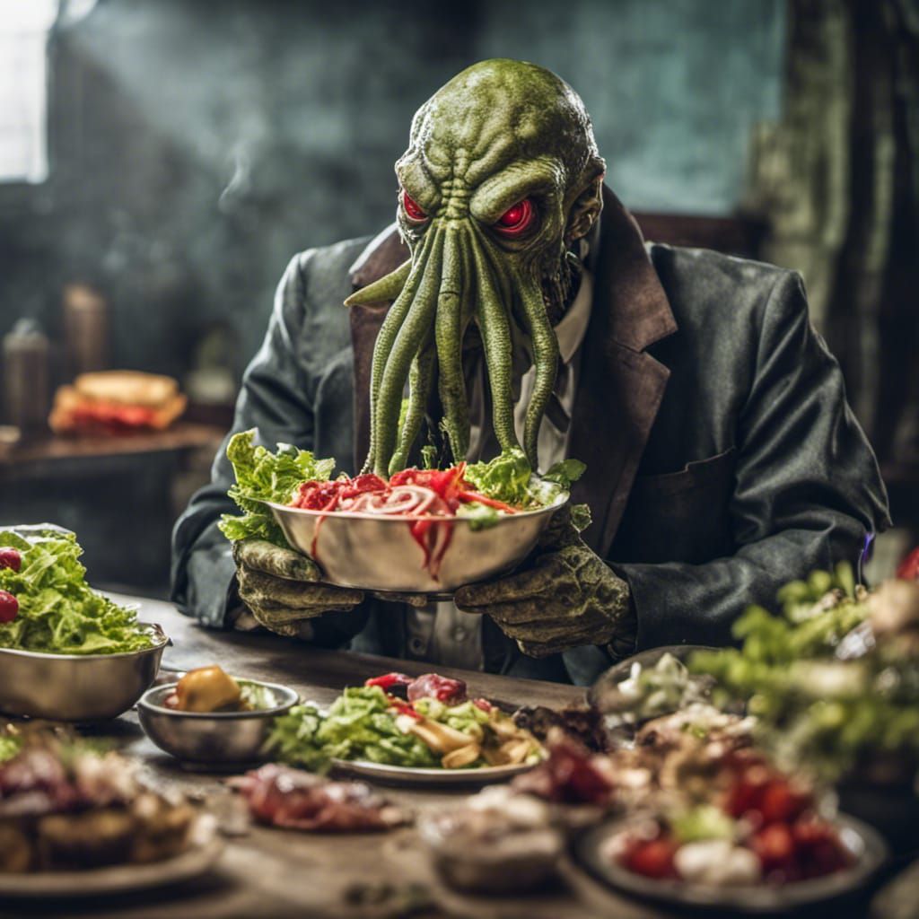 Cthulhu's Surprise Salad Party for Dagon