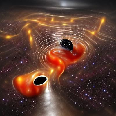 Cosmic Collision: Gravitational Waves from Black Holes