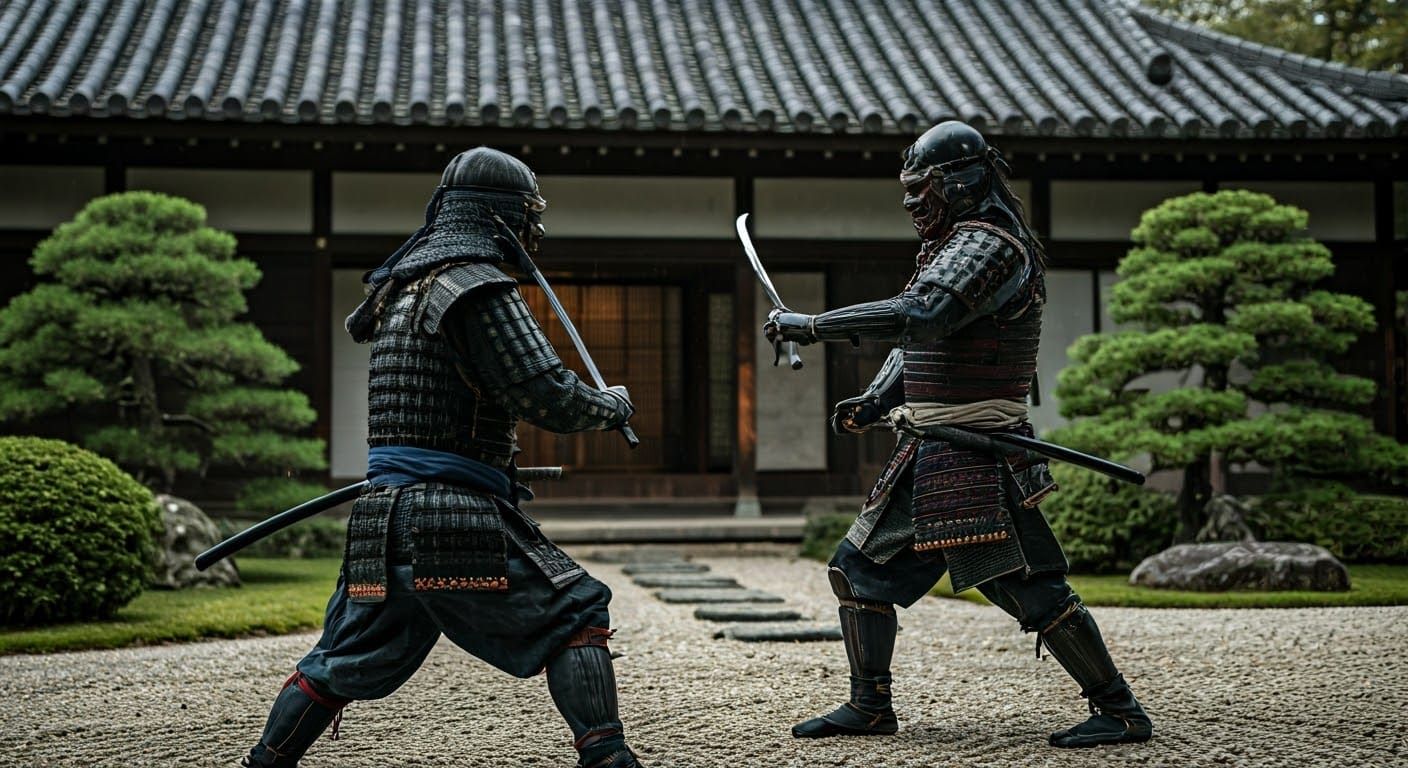 Samurai Duel at Manor House